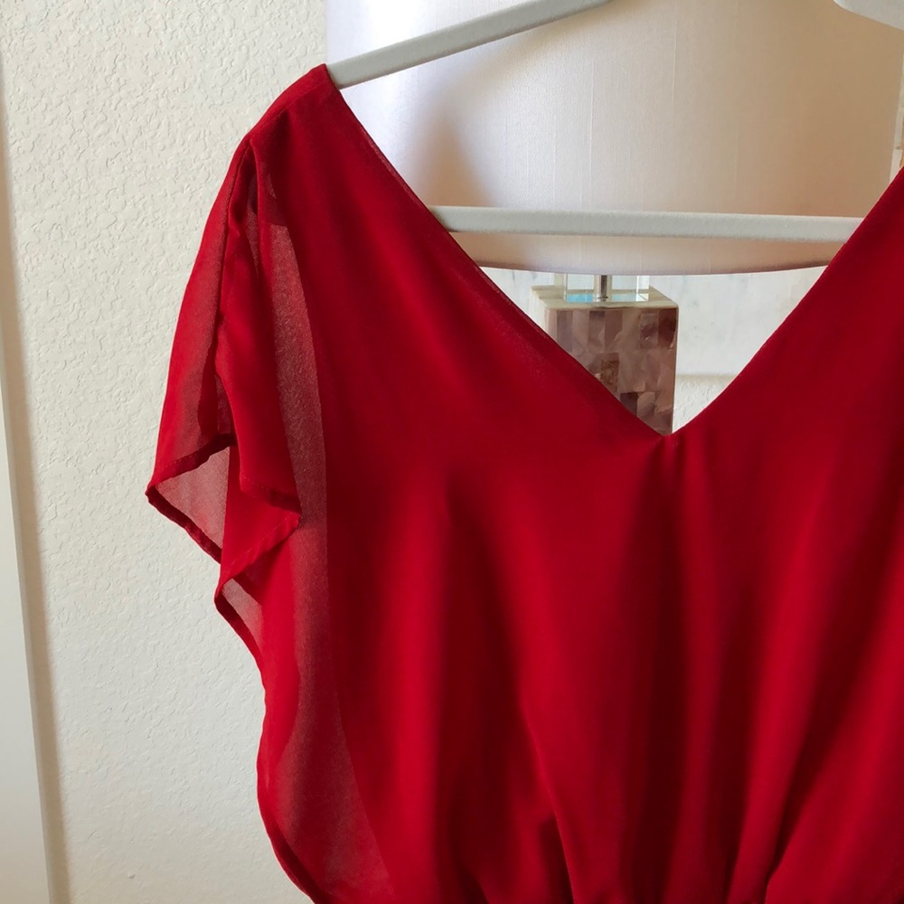 Red Romper - Picture 3 of 4